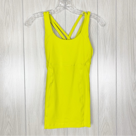 Lululemon | Energy Racerback Tank Top in Split Pea Size 4 - Picture 2 of 11